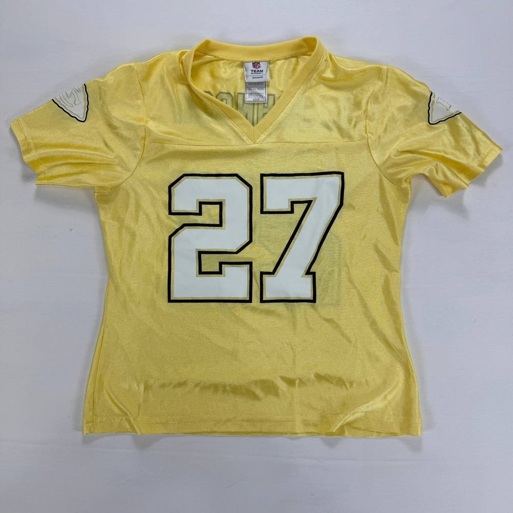 New Orleans Saints L Johnson #27 NFL Team Apparel Women's Jersey‎ Yellow S